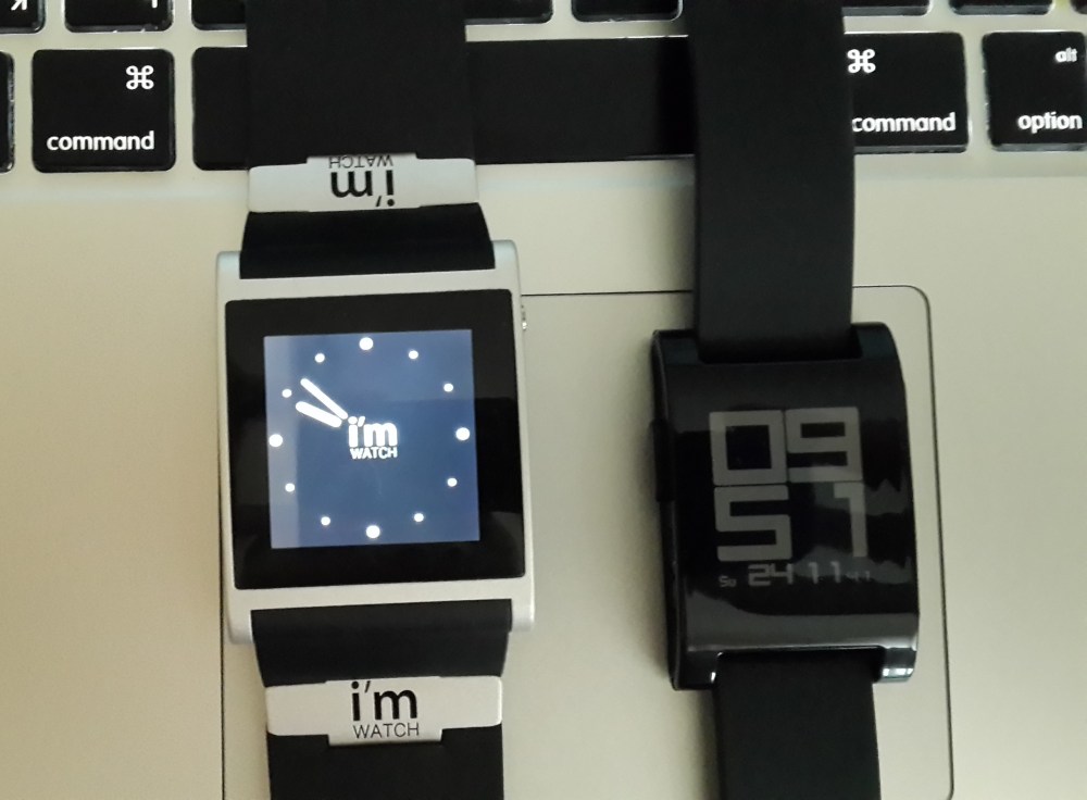 I'm Watch vs Pebble